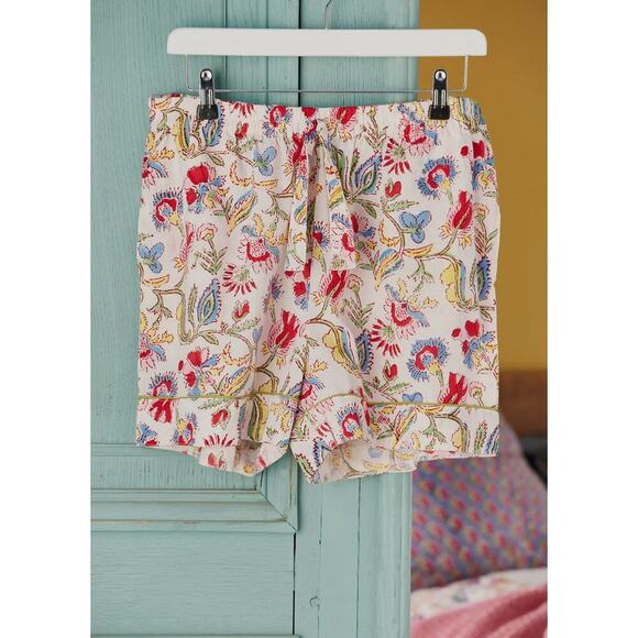 Namaste Shvanthi Block Print Shorts Pajamas - Picture 2 of 5